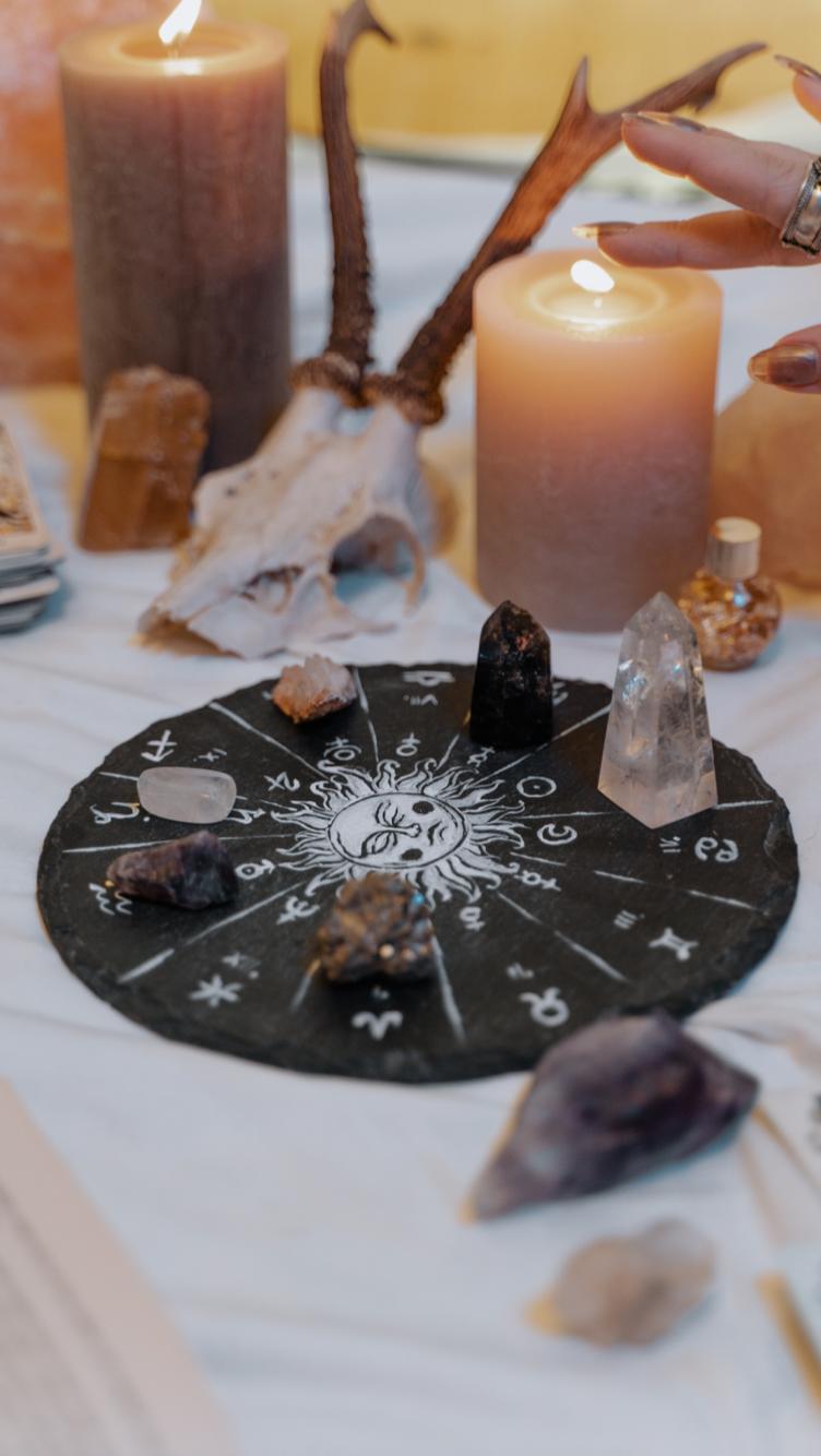 Celestial night sky representing Vedic astrology